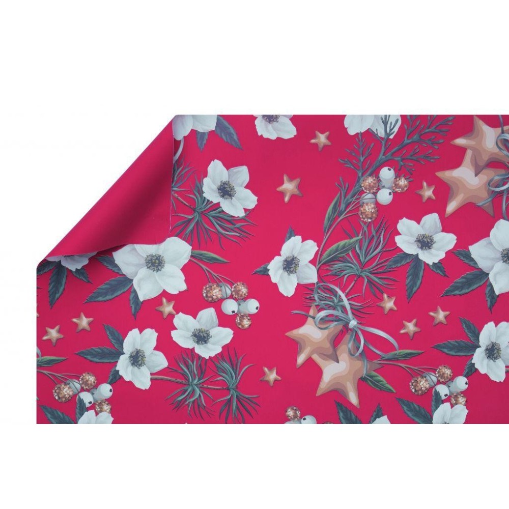 BOBINA PERLATA FP 1X25MT. CHRISTMAS ROSSO